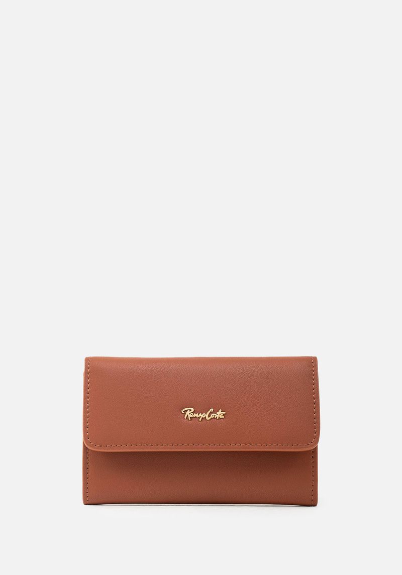 MONEDERO CLASICO DE CUERO COLOR ENTERO