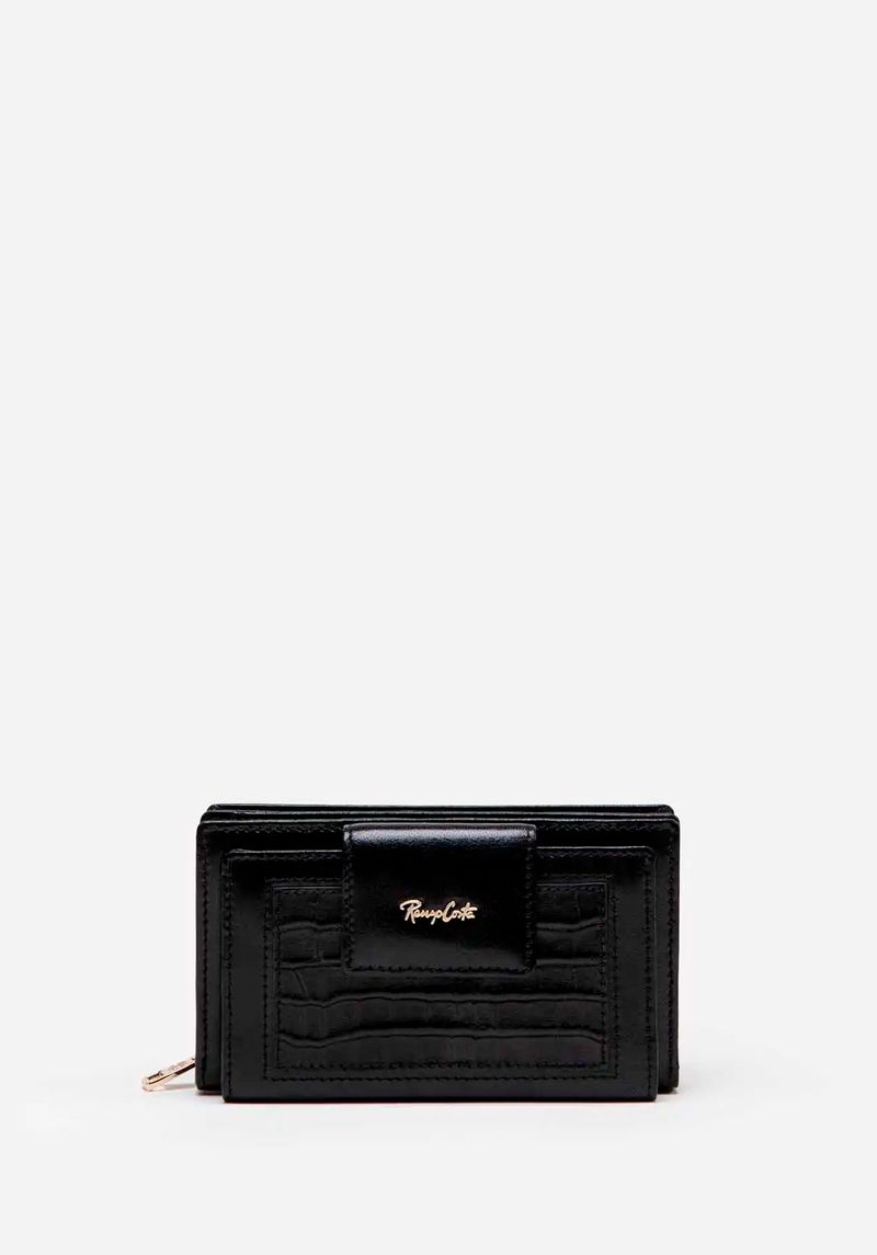 BILLETERA MEDIANA CROCO BELLE